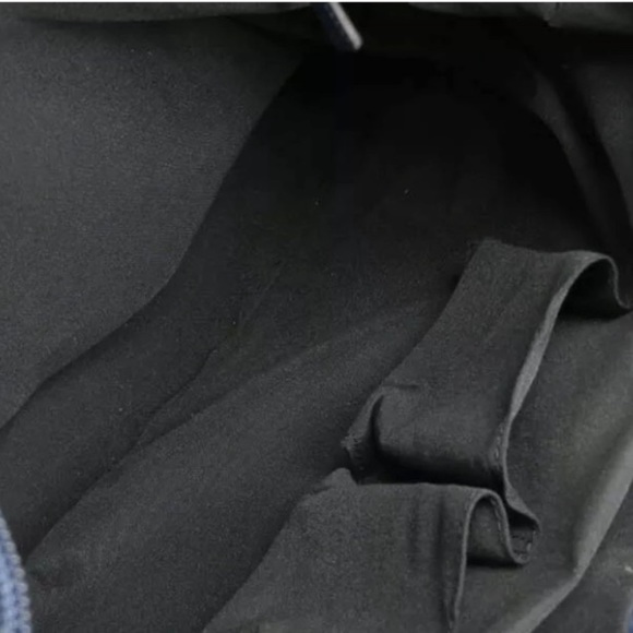 GUCCI- Guccissima Bamboo Navy Blue Shoulder Bag - Picture 6 of 10